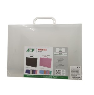 PASTA PP MALETA OF. 4CM CRISTAL