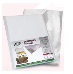 ENVELOPE PLÁST.S/FURO 100UN OFÍCIO