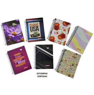 CADERNETA ESP.CD.1/8 96FLS 10UN