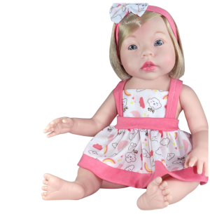 BONECA DOLL REALIST C/ VESTIDO