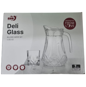 JARRA VIDRO 1,5L 6 COPOS