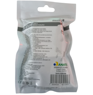 CARREGADOR USB 3.6A