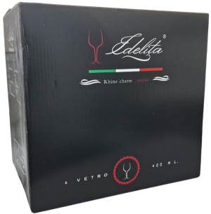 TAÇA VIDRO DG. 400ML 6UN