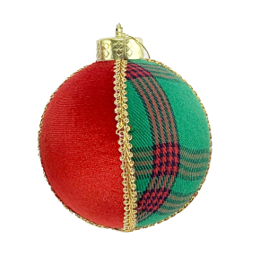 BOLA PCT 10CM 1UN CAMURÇA VM/XADREZ