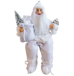  BONECO PAPAI NOEL SENT.30CM GUIZO