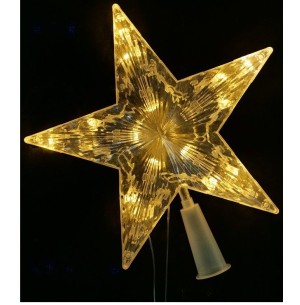  PISCA PONTEIRA ESTRELA 8F 20 LEDS 18CM AM