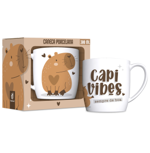 CANECA PORC.300ML URBAN CAPIVIBES