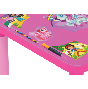 MESA INF.PLÁST.COM CADEIRA UNICÓRNIO