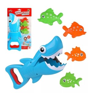 TUBARÃO SUPER HUNGRY 30CM  C/4 PEIXES
