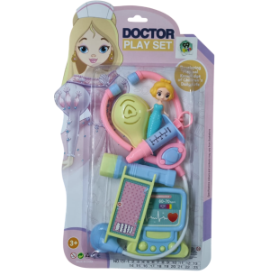 KIT MÉDICO 7PÇS C/ BONECA