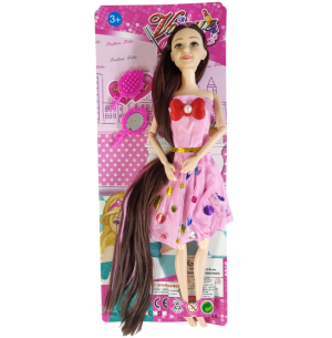 BONECA MAGRA 30CM VOGUE C/ ACES. ARTICULADA