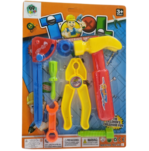 KIT FERRAMENTA INFANTIL 7 PEÇAS 