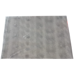 SACO METAL 15X20CM 50UN ESTRELA PRATA