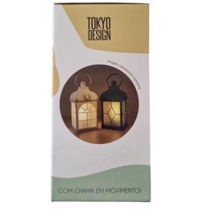 LAMPIÃO PLÁSTICO LED 22CM 