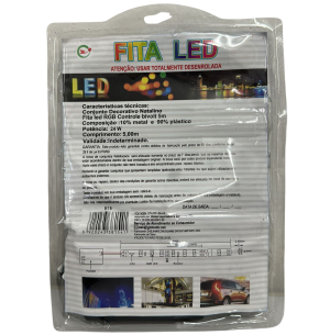 FITA LED 5M RGB 5050 CONTROLE