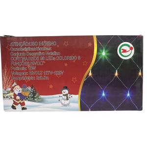 CORTINA REDE 96 LED COLOR BIVOLT 