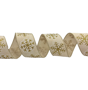 FITA ARAMADA 6,3CMX9,14M CREME GLITTER