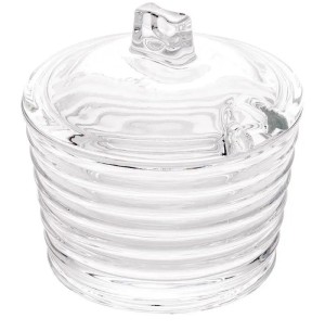 BOMBONIERE VIDRO 10X10CM TRINIDAD