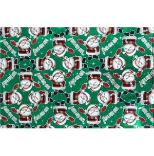 SACO METAL 45X59CM 50UN NATAL VERDE