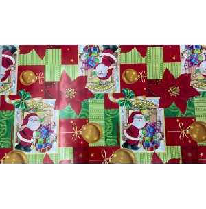 SACO METAL 45X59CM 50UN NATAL VERMELHO