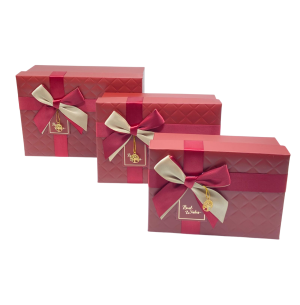 CAIXA PRES.RET.3 TAM.23.21.19CM VINHO