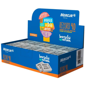 BORRACHA RECORD 40 BRANCA 40UN