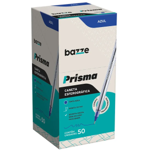 CANETA ESFER.PRISMA 1.0 50UN AZUL