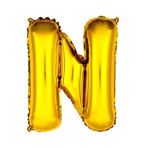 FESTA BALÃO DOUR.40CM LETRA N 2UN