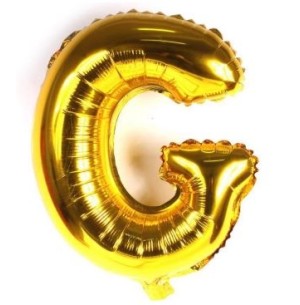 FESTA BALÃO DOUR.40CM LETRA G 2UN