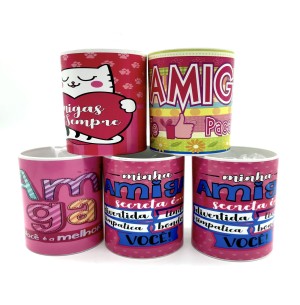 CANECA PLÁSTICO 350ML AMIGAS