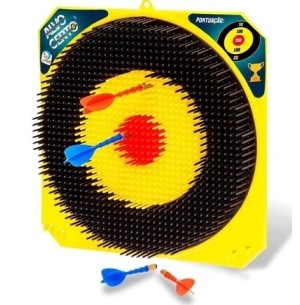 JOGO DARDO PLÁST.35X35CM ALVO CERTO